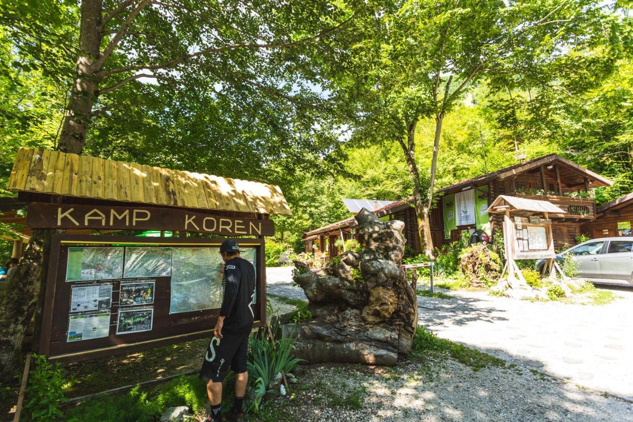 Kamp Koren Kobarid Exterior foto